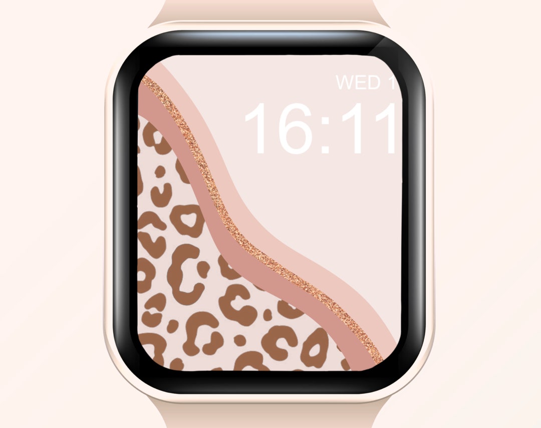 Simple Abstract Apple Watch Faceapple Wallpaperminimalist Etsy