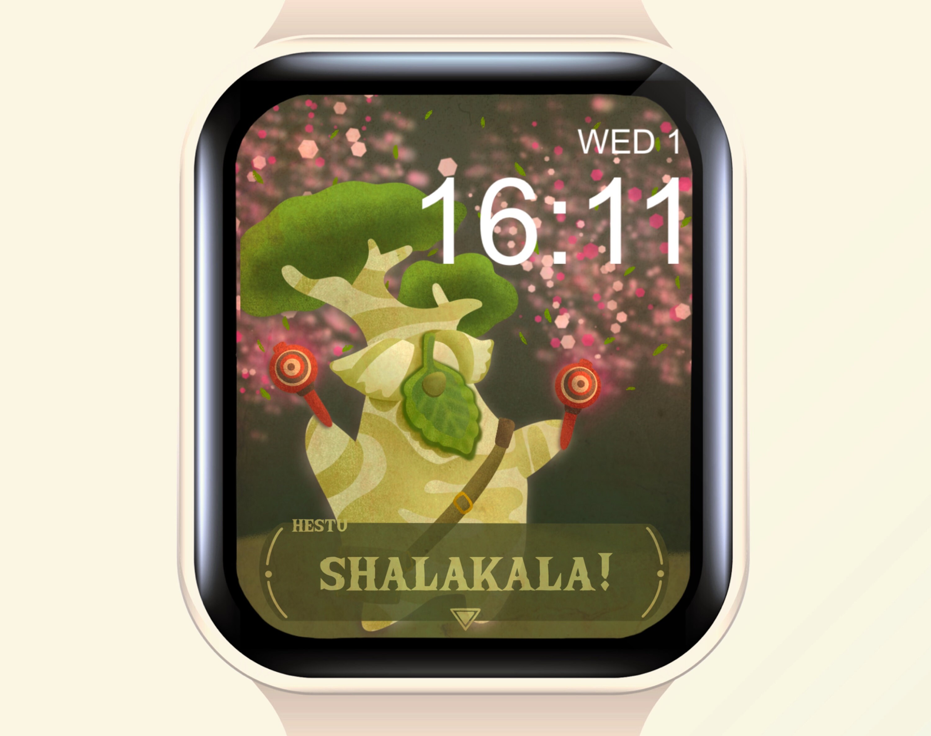 Korokhestu Botw zelda Watch Faceapple Wallpapertotk Wallpaperdigital Screensaverkorok Seedapple Watch Background I Watch Wallpaper Etsy Norway