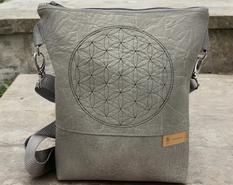 Flower of Life bag, grey