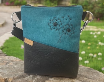 Dandelion bag, black petrol