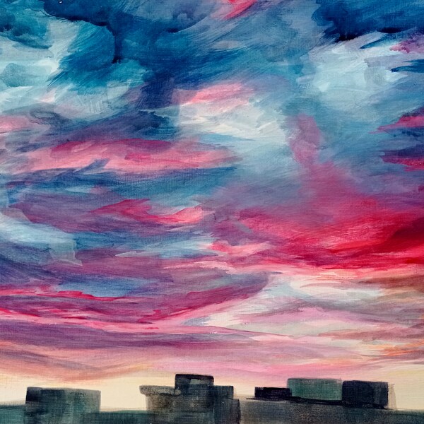 Colourful Canvas Etsy UK