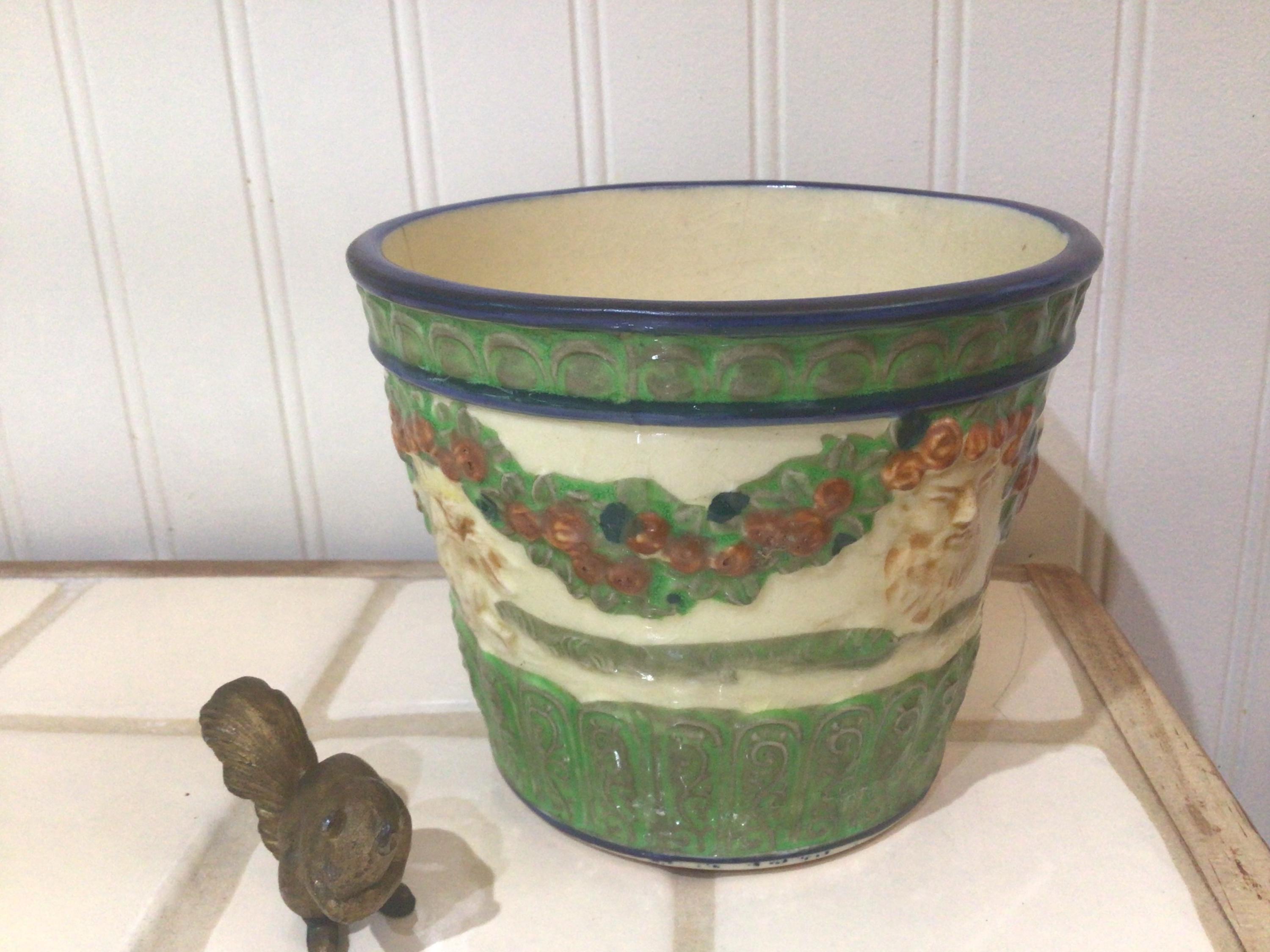 Maruhon Ware Hand-painted Japan Flower Pot C.1921-1941 - Etsy