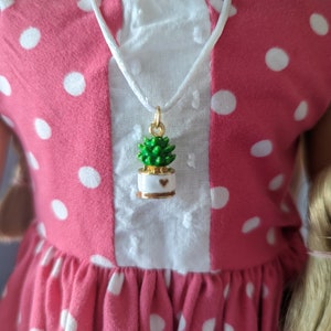 Doll Necklace - Succulent Pendant