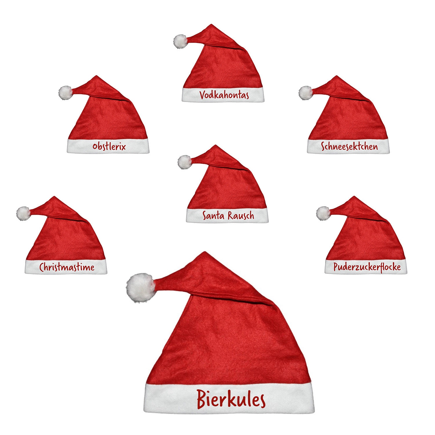 Funny santa best sale hats sale