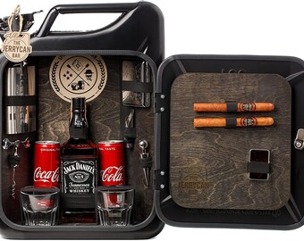 Men's handbag with a difference -Real Man- The minibar for real guys - Black Edition