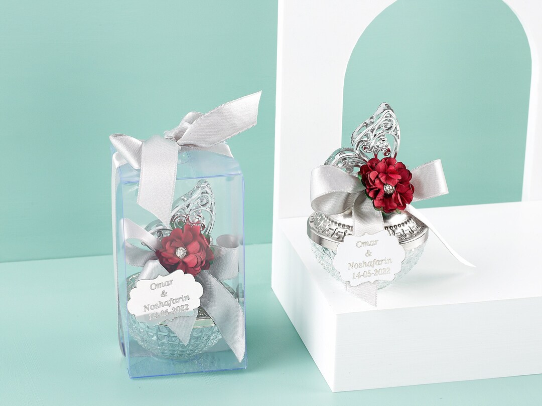 Quinceanera Party Favors, Candy Jar Favor for Guests, Luxury Candy Dish