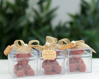 Custom Bear Candle Favors: Baby Shower, Quinceañera, Sweet 16