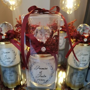 Personalized Candle Favor