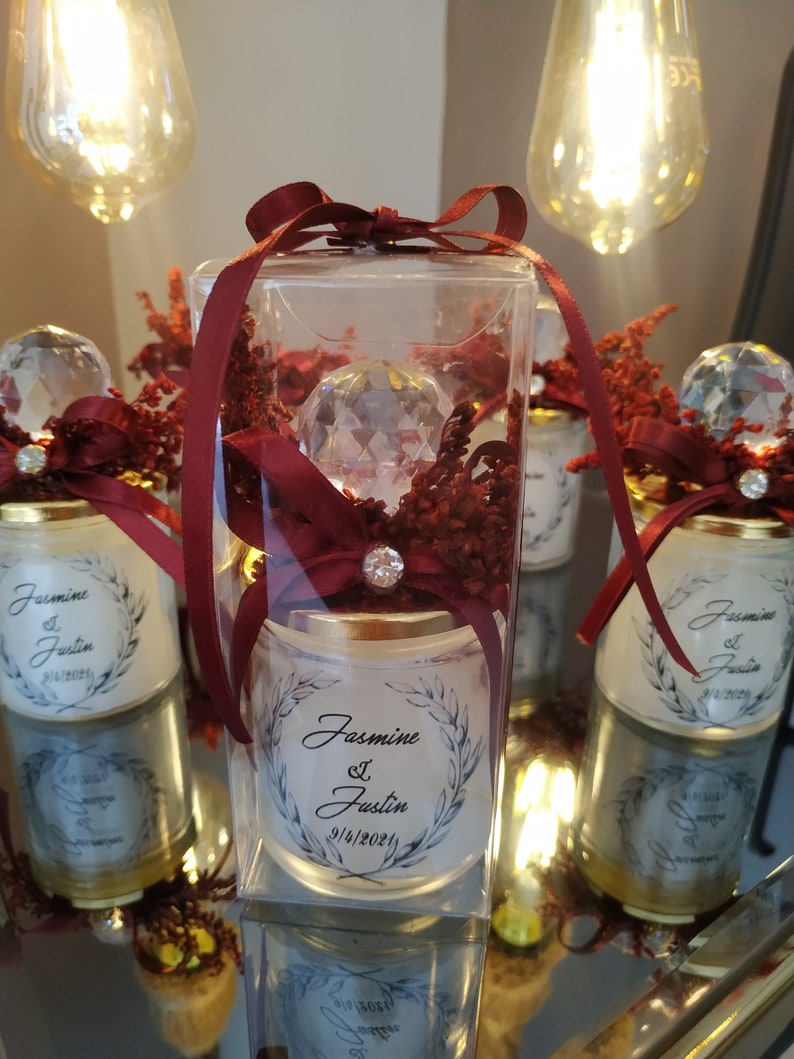 Personalized Candle Favor