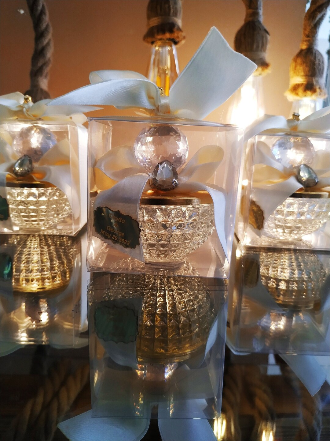 Rustic Candy Dish Wedding Favors Thank You Gifts in Bulk Elegant Candy