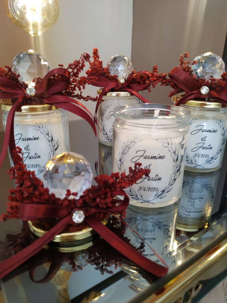 Personalized Wedding Candle