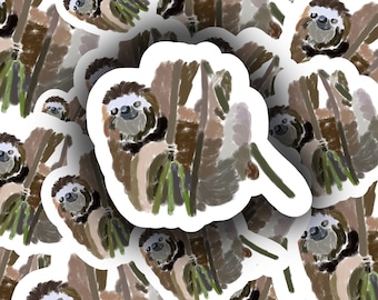 Hanging Sloth Sticker