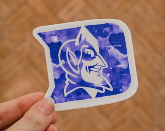 Duke Blue Devils Nail Art Decals – 10 Different Designs, Hand-Made, USA