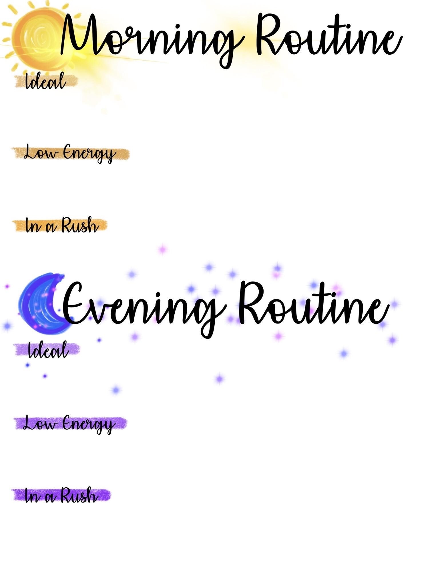 Routines Printable, Digital Download, Printable Bullet Journal, Daily ...