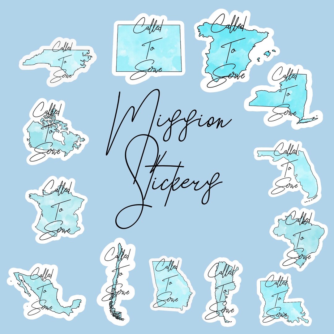 Called to Serve, Missionary Sticker, Kindle Sticker, LDS Church ...