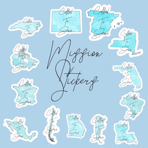 Called to Serve, Missionary Sticker, Kindle Sticker, LDS Church Missionary, Laptop Sticker, Water Bottle Sticker, Vinyl Sticker