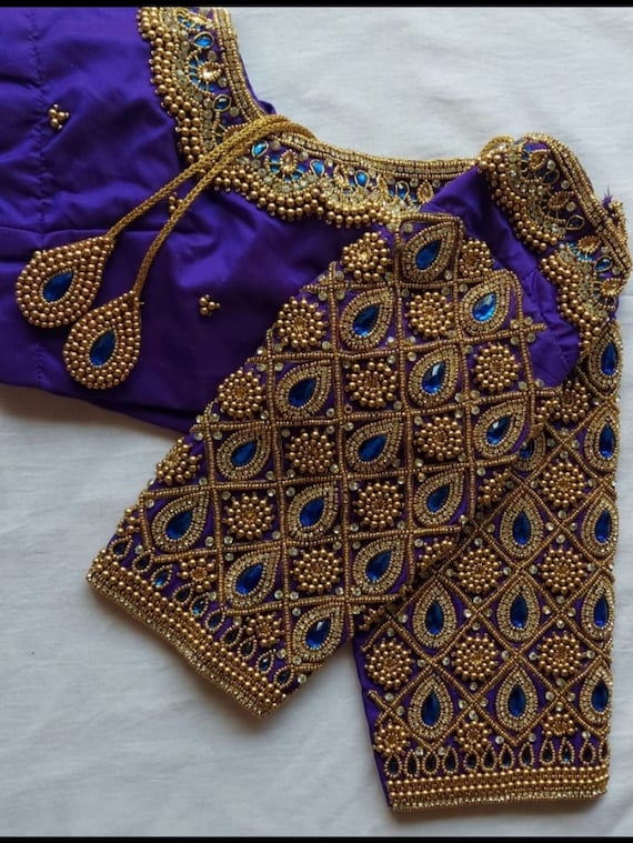 hand work blouse designs
