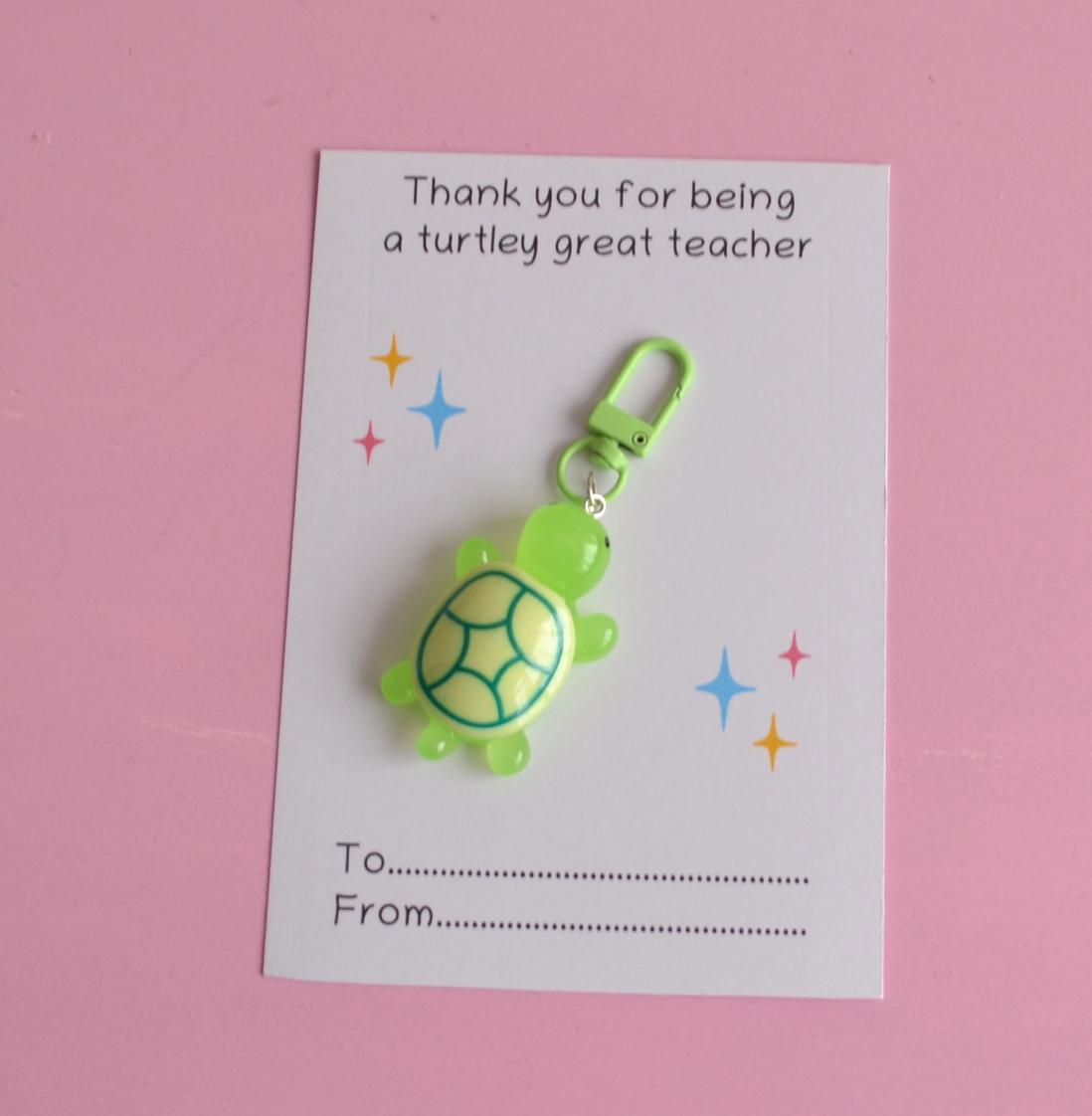 Teacher Thank You Gift, Thank You for Being A Turtley Great Teacher ...