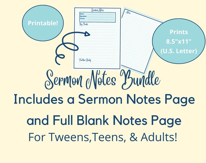 Kids Sermon Notes Drawing Page Bible Journaling - Etsy Israel