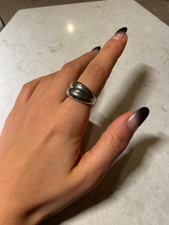 Hematite mood shop ring