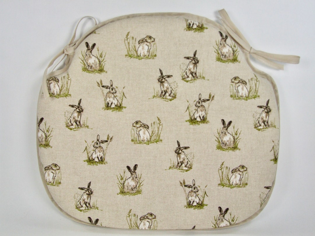 Hares Large Spindle Back Tieon Seat Pads Dining/patio/garden/kitchen