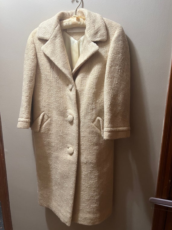 Gorgeous vintage 1960s Parque tweed overcoat