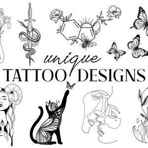 Unique tattoo design - Digital Download (not physical items)