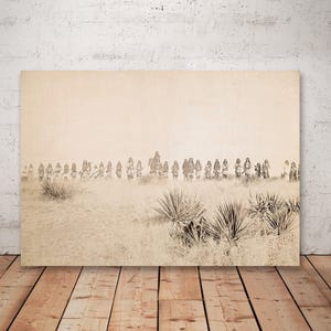 Muurkunst Geronimo: Apache-krijgers in Sierra Madres - inheemse geschiedenis