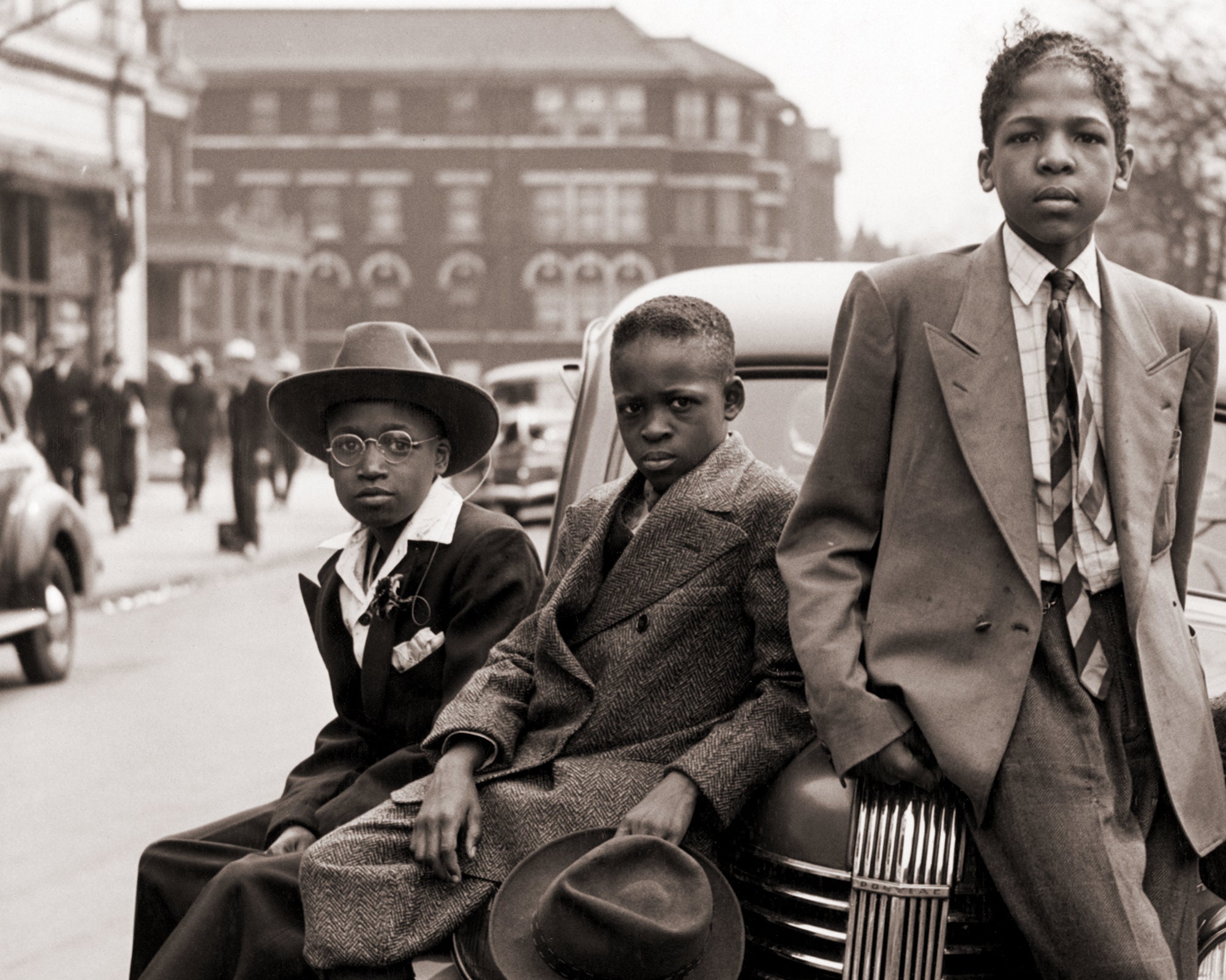 Black History Photograph, Vintage American Photo Art, Negro Boys