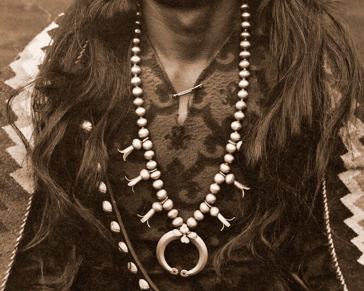 ナバホ族インディアン男性のビンテージ写真、ナバホ族の写真