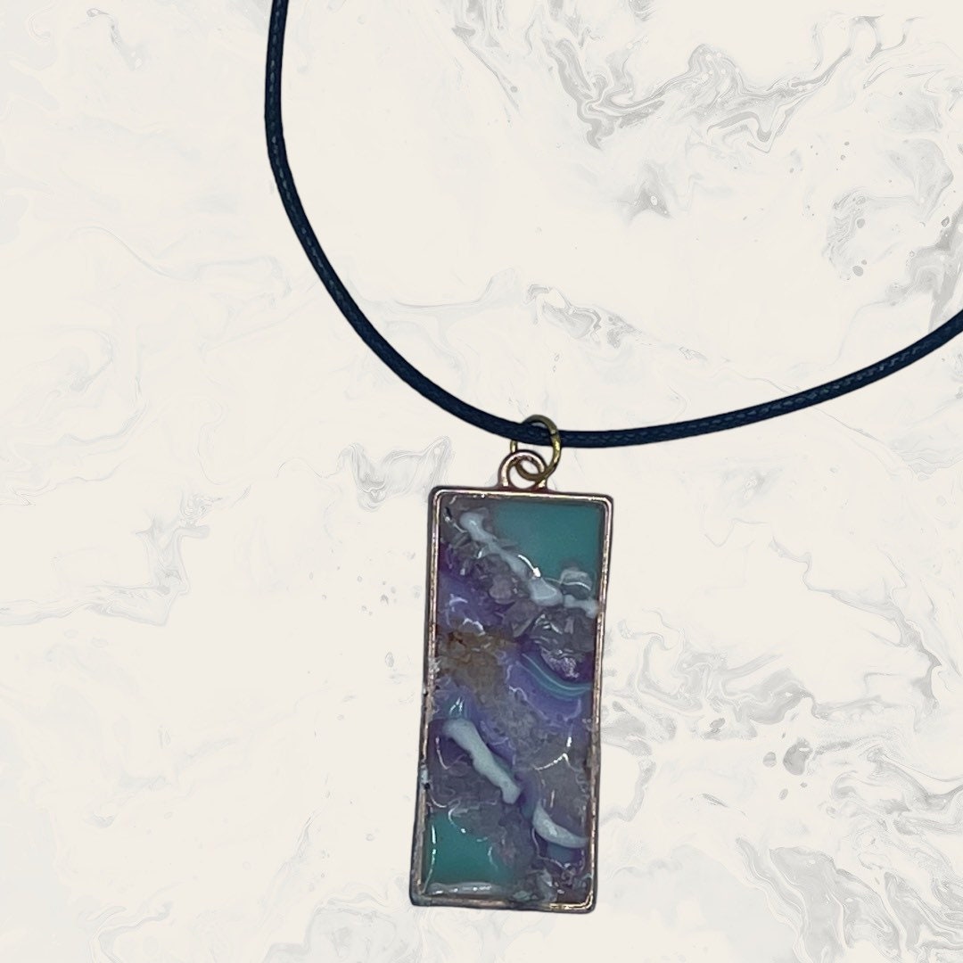 Geode/galaxy | Bezel | Necklaces | Keychain | Crystal Chip