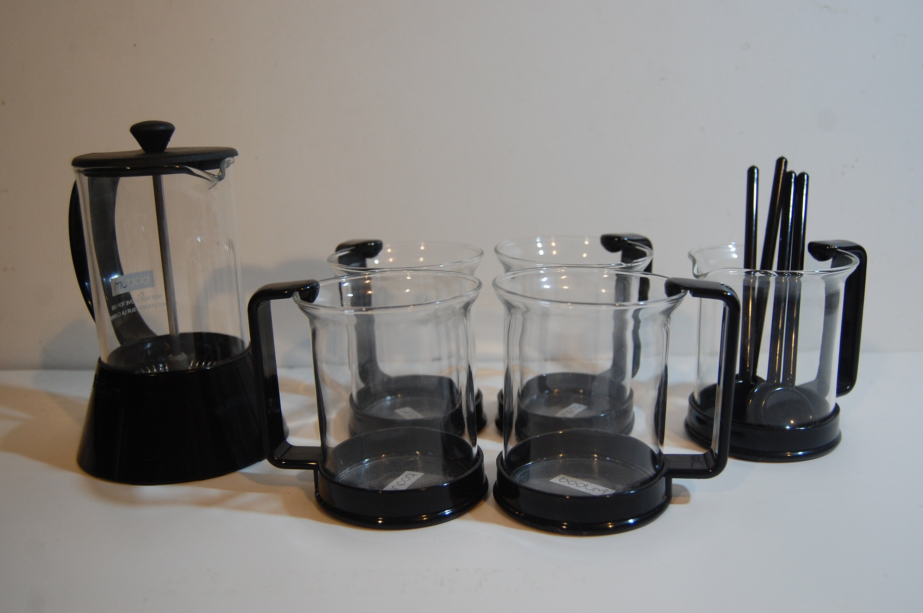 Retro Vintage Bodum Made in Switzerland Glass Cups With Etsy UK