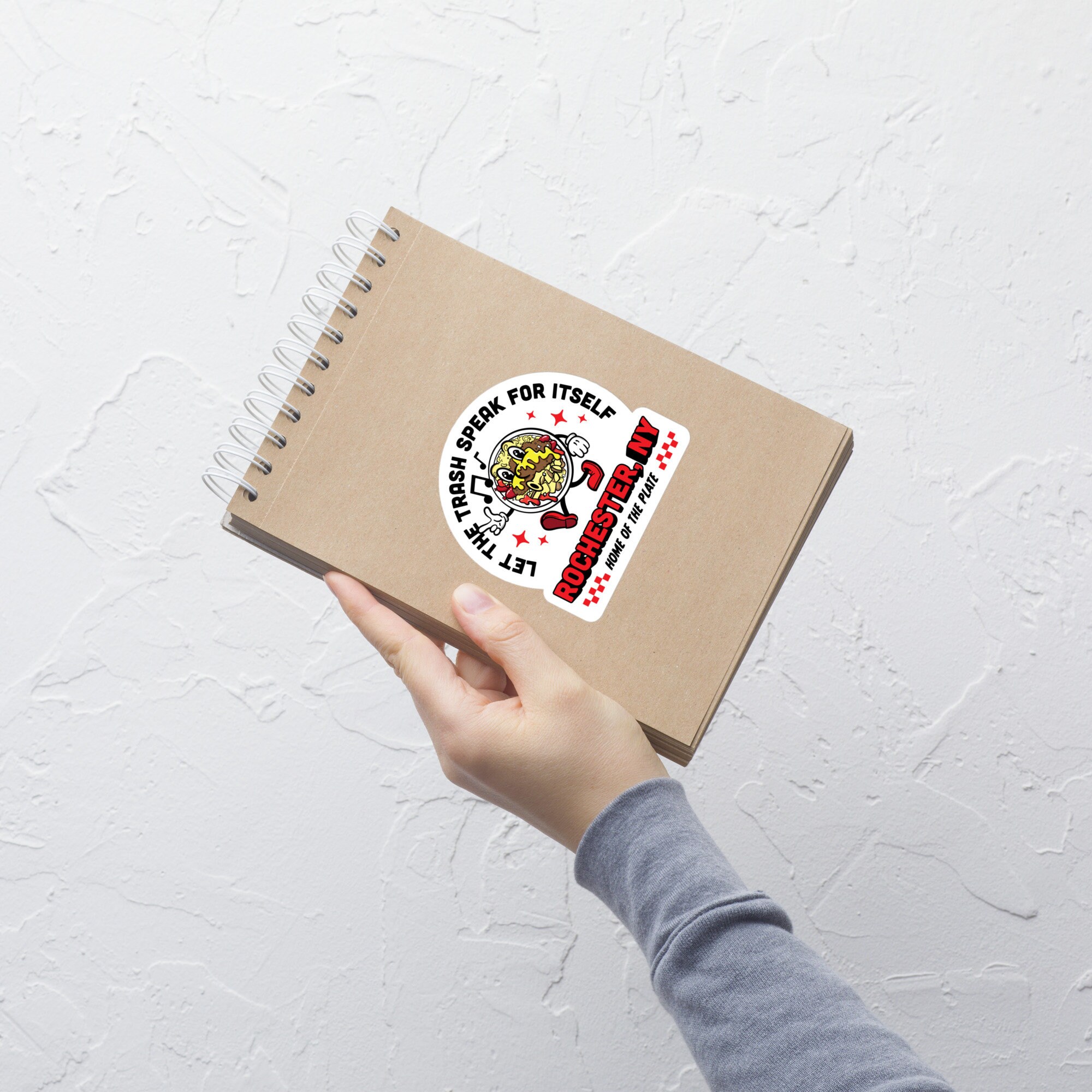 Za Roc Sticker Roc Garbage Plate Mascot, Sticker - Etsy