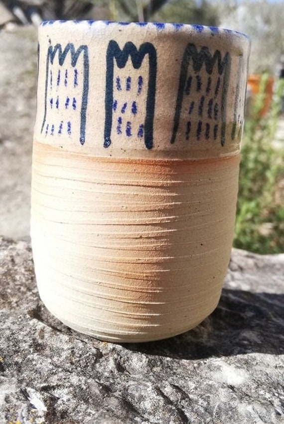 Tasse en Grès Céramique Décorée