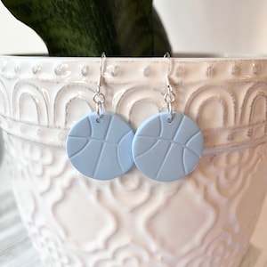 Carolina Basketball Earrings, UNC Basketball Earrings, NC State Basketball Earrings, Duke Basketball Earrings