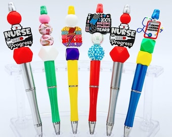 Nursing Student Medical Theme Beaded Pens Nursing Health Care Pen Office Supplies Nurse Stationary