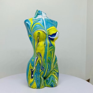 Woman Figure | Body Art | Woman Sculpture | 3D Printing Art | Home Decor | Modern Statue | Woman Bust | Shibari Art