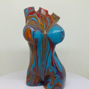Woman Figure | Unique Statue | Woman Sculpture | 3D Printing Art | Home Decor | Modern Statue | Woman Bust | Shibari Art