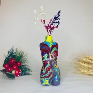 Handmade Ceramic Female Body Vase: Shibari Figurine, Dried Flower Vase