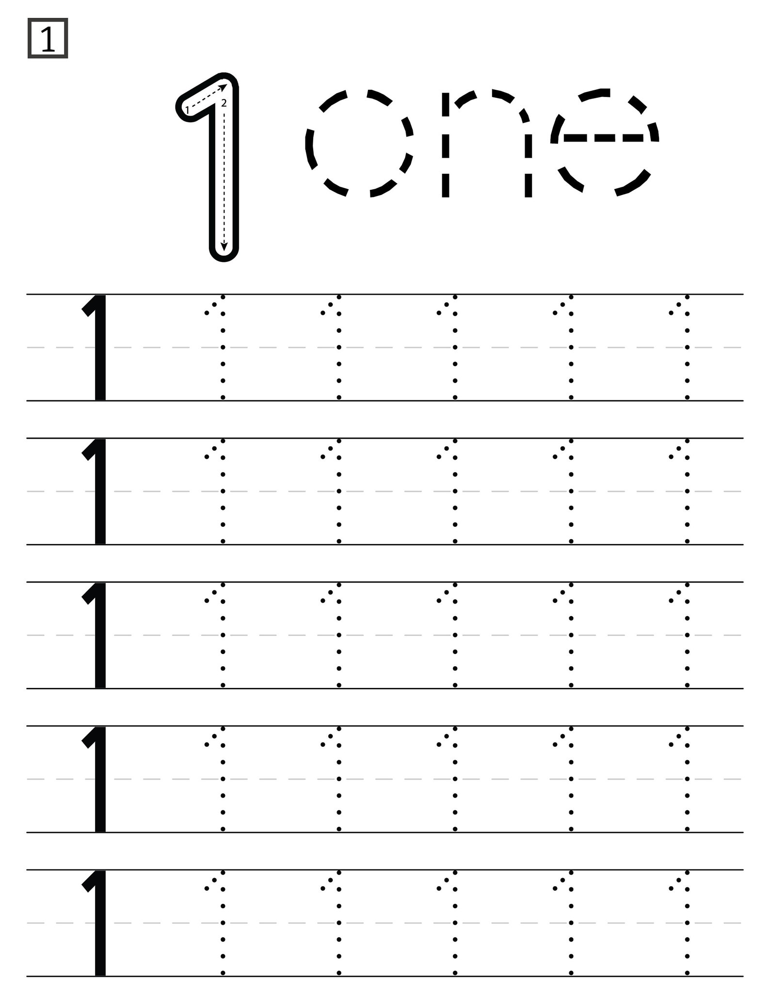 1-100 Number Tracing Preschool Worksheet Printable Worksheet - Etsy