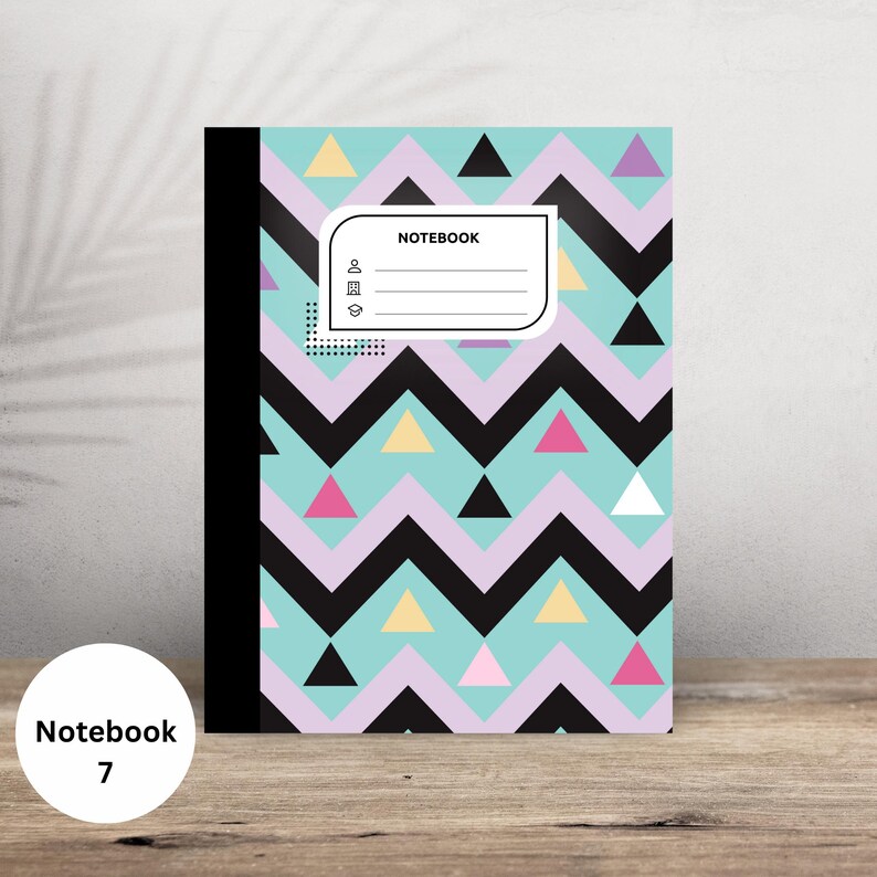 Decorative Composition Notebook: Wide Ruled, Back to School - Etsy
