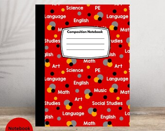 Teen Notebooks Sneakers, Book pack, Sports, Strips prints Wide Ruled, Back to School