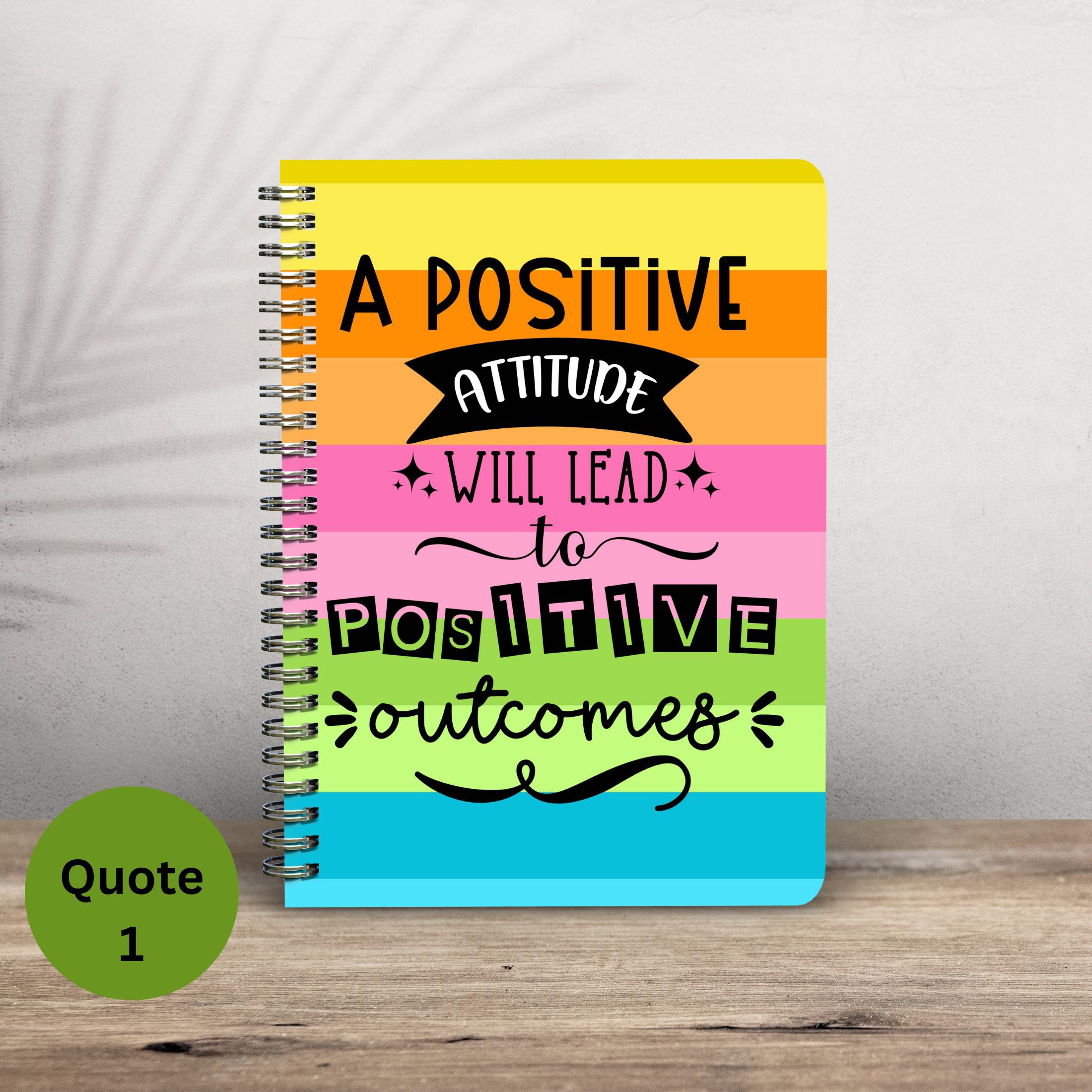 Notebook Motivation Positive Affirmation Spiral Notebook: Motivational Quotes, Kids Gift - Etsy