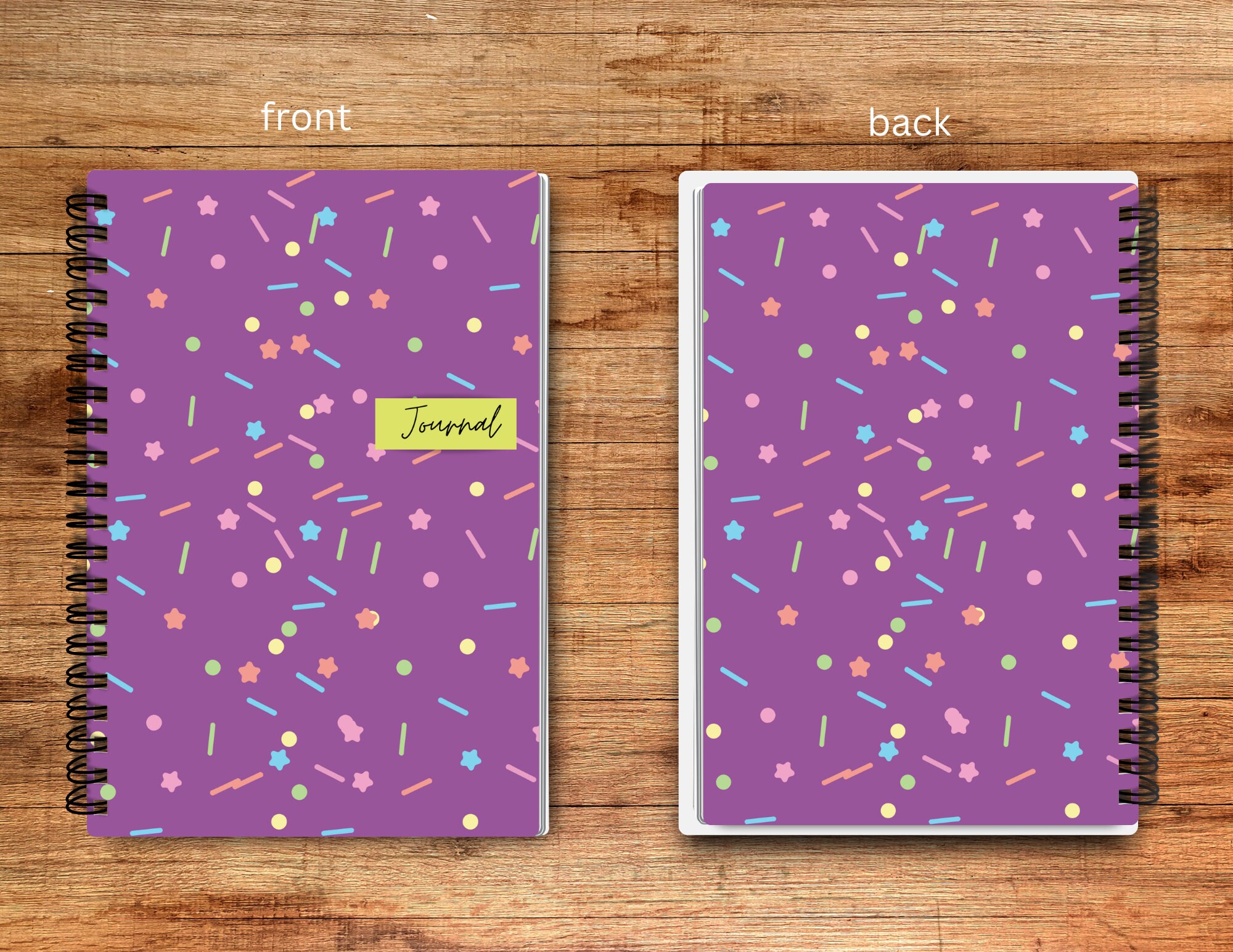 Vibrant 4pack Spiral Notebooks Etsy