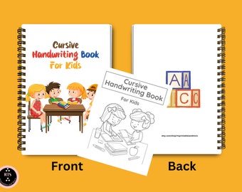 Cursive Letter Handwriting Book for Kids: Alphabet Tracing