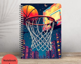 Urban Basketball Graffiti Spiral Notebooks