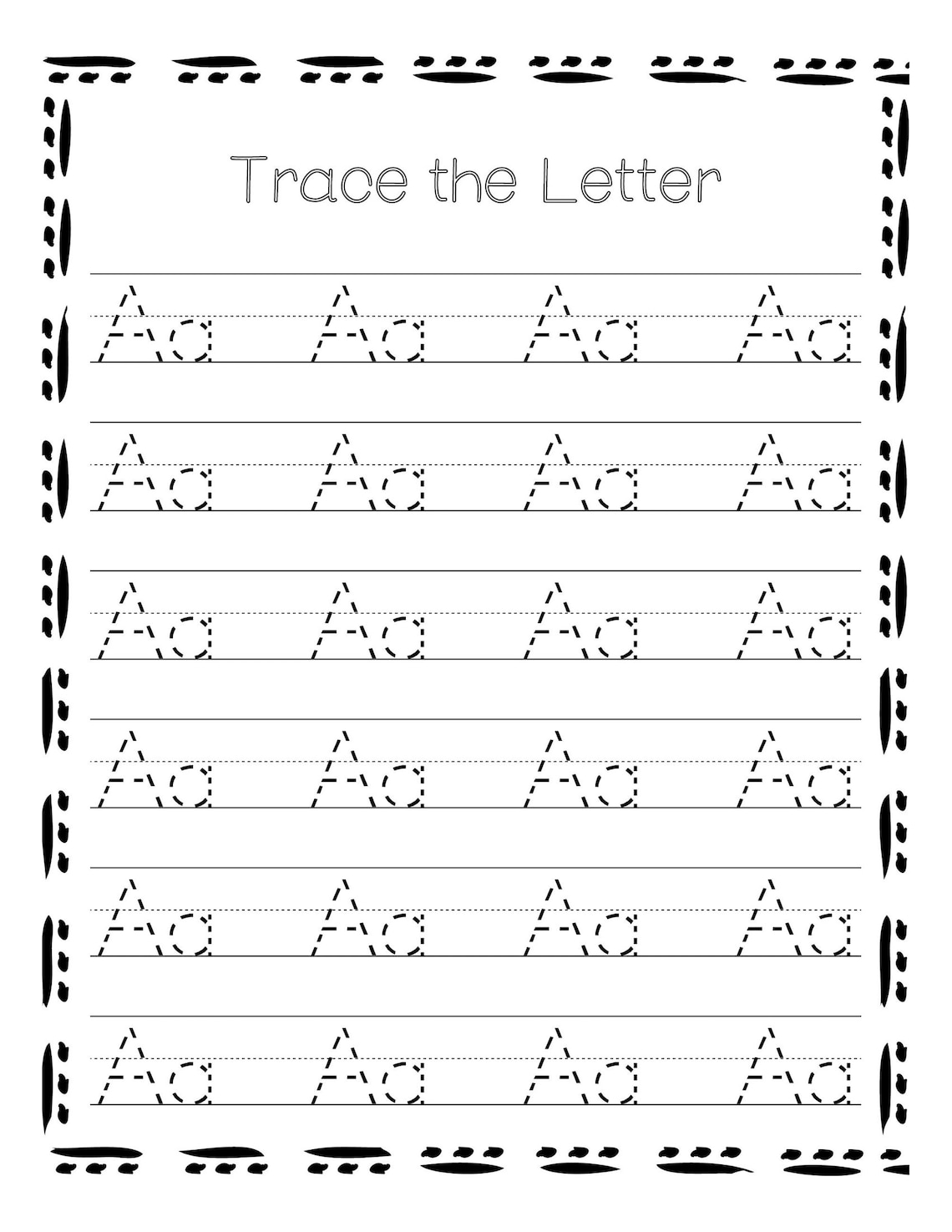 Alphabet coloring worksheets preschool worksheets abc etsy canada