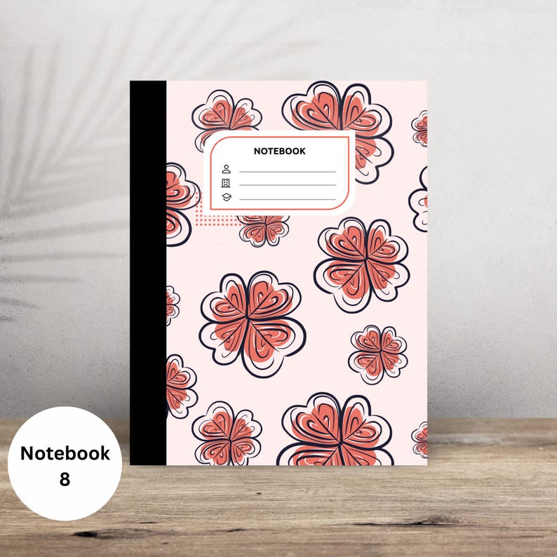 Decorative Composition Notebook: Wide Ruled, Back to School - Etsy