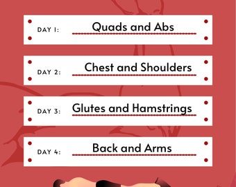 4 Day Full Body Workout Plan