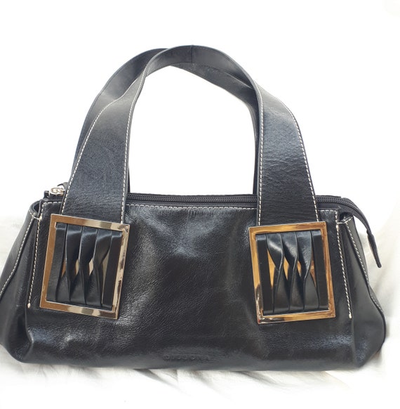 Dissona Large Leather Hobo Shoulder Bag